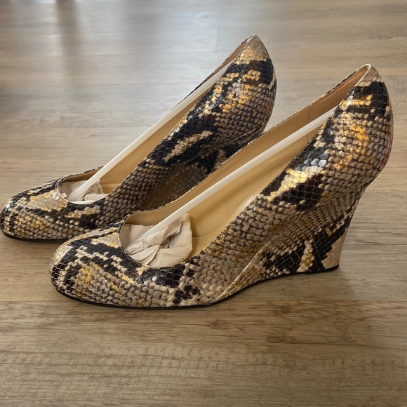 kate spade Shoes - Kate Spade Kiki Wedge Heel in Python (Snakeskin) Print (8)